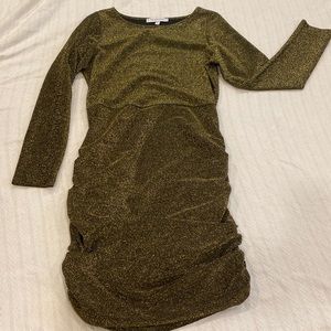 Sparkly gold dress
